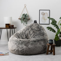 Extra large grey on sale bean bag